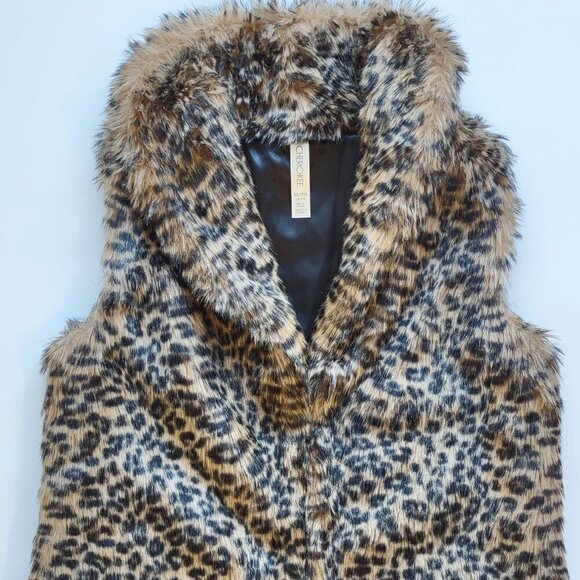 Girl's Animal Print Faux Fur Vest Plush Soft Western Girl XL (16/18) - Picture 4 of 7